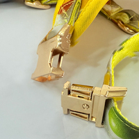 Uitstekende kwaliteit comfortabele hondenhalsband en riemset, op maat gemaakte hondenharnas en riemset met fruitmotief