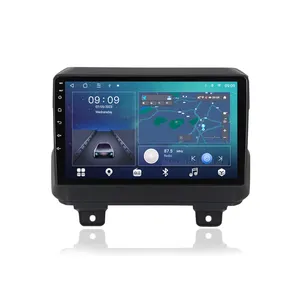 LT LUNTUO pemutar Dvd mobil Android 8core, 2.5d Ips untuk Jeep Wrangler 2018-2019 8 + 128g Wifi Gps Bt navigasi Fm Swc kontrol suara