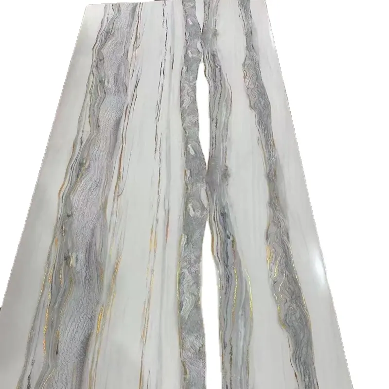 Bestseller wasserdichte Hotelverkleidung wanddekoration marmor pvc uv wpc wand geriffelte Paneele Innwandplatte China Wpc-Platten