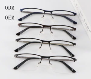 Người đàn ông của nửa-khung kính quang học kim cương hình dạng khuôn mặt đầy màu sắc phong cách máy tính chống màu xanh Kính đọc sách làm hợp kim kim loại in - Product Image 1