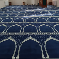 Tapis de prière sur mesure pour mosquée et église, moquette murale économique et durable pour salle de prière musulmane, rouleau de tapis de mosquée pas cher