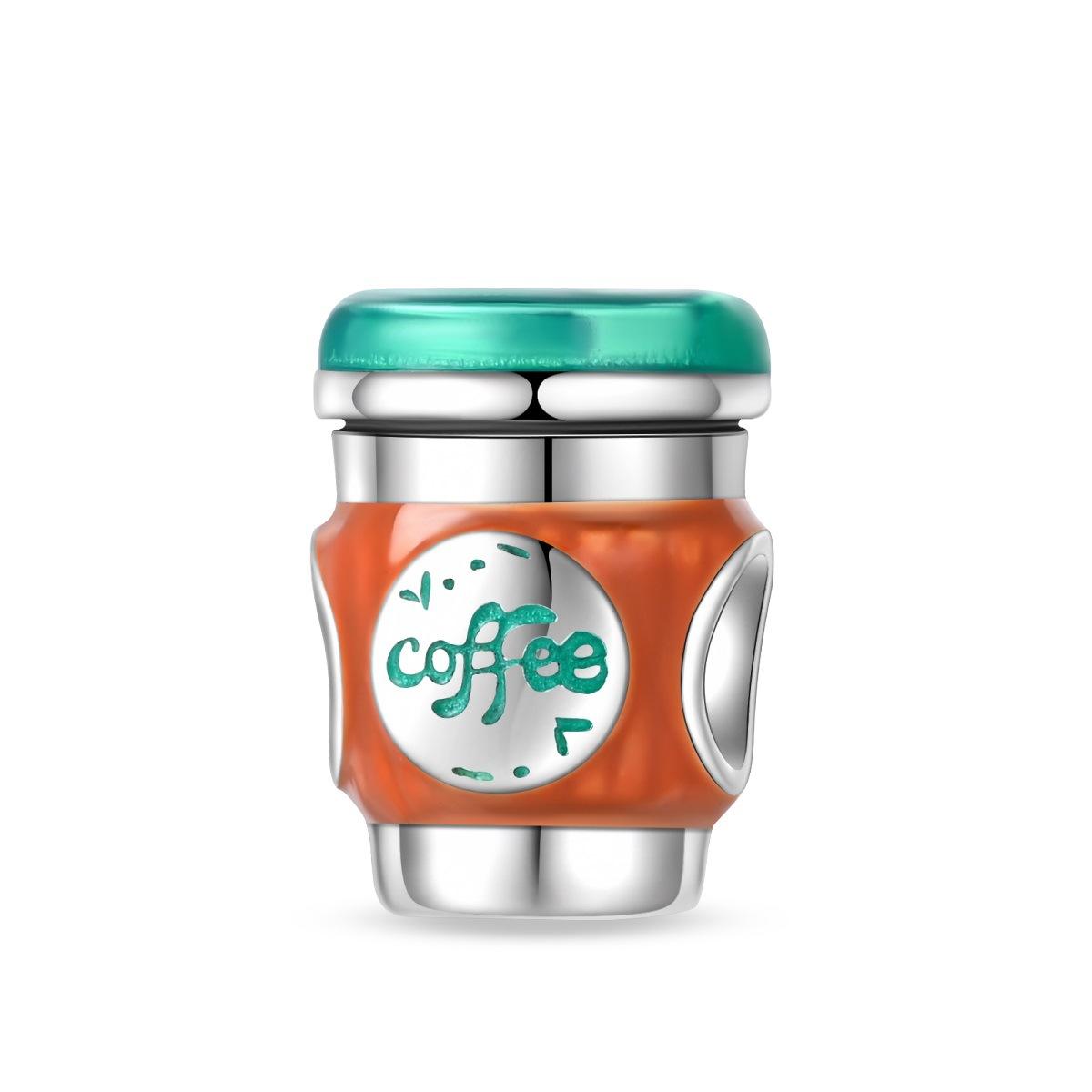 ชา Pac1224-afternoon-ลูกปัดถ้วยกาแฟสีเขียว