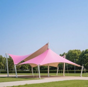Structure de <span class=keywords><strong>membrane</strong></span> tendue en <span class=keywords><strong>PVC</strong></span> Prima pour abri de voiture et abri extérieur pour bâtiment commercial, auvent pare-soleil - Product Image 4