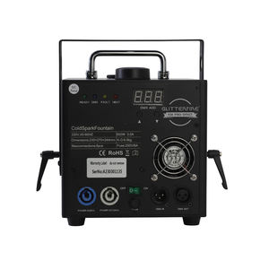 آلة رش أفقية بالبريق البارد بقدرة W ، ماكينة نافورات شرارة للتحكم في DMX ، معدات مسرح الألعاب النارية الباردة الإلكترونية - Product Image 2