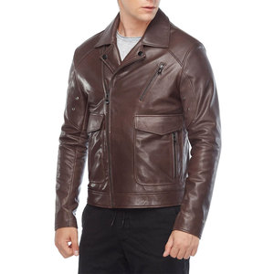 Chaqueta de Cuero para Hombre de Manga Larga, Último Diseño, Alta Calidad, Chaqueta de Cuero Genuino al por Mayor para Hombre - Product Image 6