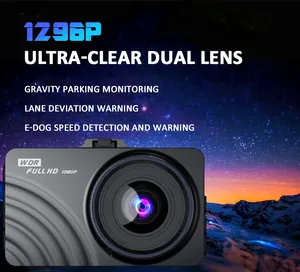 Caméra enregistreur de direction Offre Spéciale 3 pouces HD 1080P 170 grand Angle Vision nocturne caméra de tableau de bord de voiture à double objectif