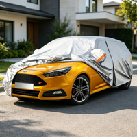 Housse de voiture en film d'aluminium, protection UV, isolation thermique, imperméable, anti-rayures, housse de voiture quatre saisons, usage général