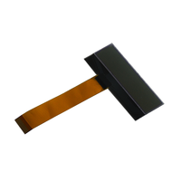 Módulo LCD COG (Chip Glass) de 2.5 Pulgadas con Interfaz I2C, 16x2, Texto Rojo Reflectante, Controlador NT7605, 5V, Sin Retroiluminación, Producto de Alta Tecnología