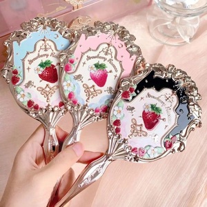 Flower Knows Makeup <strong>Mirror</strong> Swan Ballet Moonlight Mermaid Handheld <strong>Mirror</strong> White Blue Pink Strawberry <strong>Rococo</strong> <strong>Mirror</strong> - Product Image 1