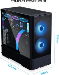 Boîtier d'ordinateur de jeu <span class=keywords><strong>LIAN</strong></span> <span class=keywords><strong>LI</strong></span> LANCOOL 207 ATX Full Tower, panneaux en maille RGB, ventilateurs ARGB/PWM préinstallés, panneau latéral en verre trempé - Product Image 5