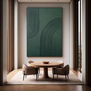 Pintura Artística Moderna Original de Gran Tamaño, Pintada a Mano, Decoración de Pared para Hogar u Hotel, Naturaleza Muerta Abstracta, Lienzo Acrílico con Textura 3D - Product Image 3