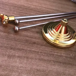 Indoor Flagpole Holder Factory Price Office Table Flag With Pole Gold Silver Flagpole Indoor Flag Pole Base Indoor Flagpole