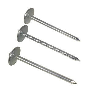 中国厂家直销BWG9 x <span class=keywords><strong>2.5</strong></span>英寸镀锌铁伞钉螺旋光滑直接制造商伞头屋面钉 - Product Image 4