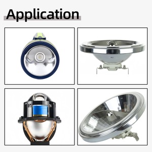 Boglass tùy chỉnh chất lượng cao ánh sáng COB kính phản xạ LED Ống kính thủy tinh phản xạ với AR lớp phủ - Product Image 5