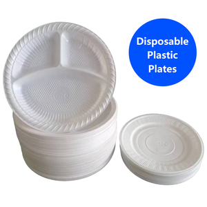 Fabricant d'assiettes en plastique réutilisables, assiettes jetables, assiettes en plastique jetables - Product Image 2