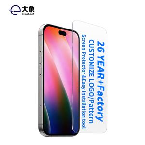 ฟิล์มกระจกนิรภัยแบบด้าน OEM 9H 2.5D HD ใส ป้องกันแสงสะท้อน เกรด AAA ป้องกันการแตก สำหรับ 18 Pro Max - Product Image 1