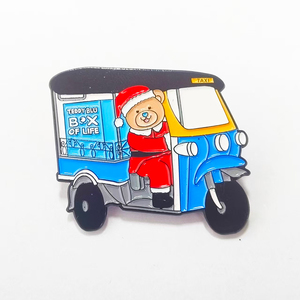 Nuovo Arrivo Spilla Souvenir Sportiva alla Moda con Croce della Legione Britannica e Fiore di Papavero, in Smalto con Taglio a Fustella, con la Scritta 'Never Forget' - Product Image 3