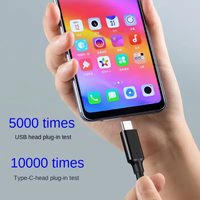 Cable USB3.2 de 10 Gbps, Cable USB Tipo A a USB C 3.1/3.2 Gen2, Cable de Transferencia de Datos, Cable para Disco Duro SSD USB C, 3A 60W QC 3.0, Carga Rápida