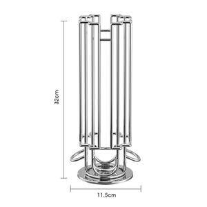 Organisateur de stockage en métal pour capsules de café sur pied à deux niveaux <span class=keywords><strong>Dolce</strong></span> <span class=keywords><strong>Gusto</strong></span> Support pour dosettes - Product Image 4
