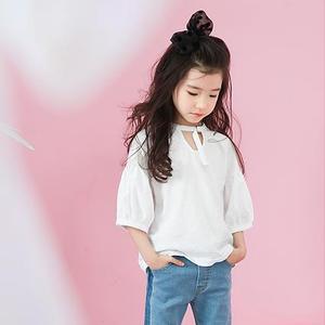 Fournisseur chinois, impression personnalisée, t-shirt pour adolescente de haute qualité, blanc - Product Image 2
