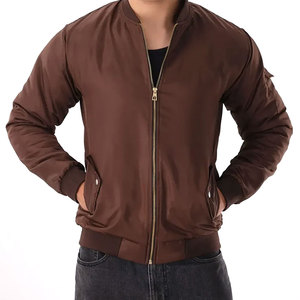 Professional Manufacturing Sports Bomber Jacket in Low MOQ <b>Top</b> Best <b>High</b> Quality Man Style Casual Bomber Jacket - Product Image 3