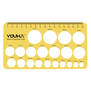 Regla de Silicona YOUHA para Medir el Tamaño de la Copa del Extractor de Leche, Herramienta de Medición Suave en mm para Madres Primerizas, Color Rosa - Product Image 3