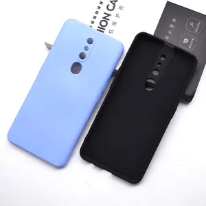 Capa de silicone para celular oppo, capa macia de microfibra para almofada de 2022 oppo