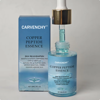 Sérum pour le soin de la peau du visage en marque privée, 30 ml, anti-rides, ridules, taches de vieillesse, peau endommagée, sérum pour le visage au peptide de cuivre bleu GHK-Cu