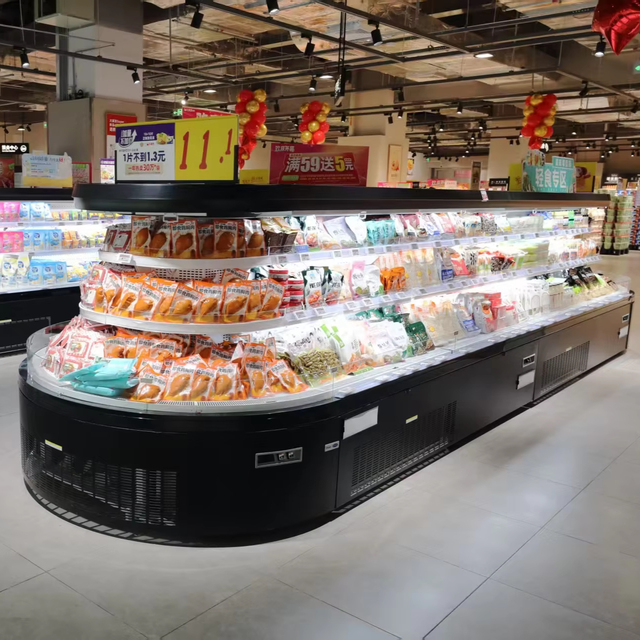 Energy-Efficient Single-Temperature Commercial Display Refrigeration Units with Inverter Technology for Milk and Juice Storage