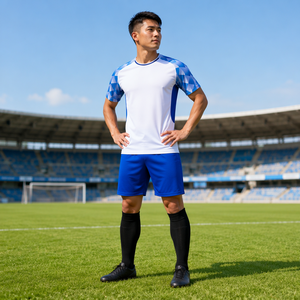 Aiju Vente en gros de maillots de football personnalisés imprimés pour l'été, ensemble respirant à séchage rapide, tenue d'équipe pour l'entraînement et les matchs, vêtements pour hommes - Product Image 6