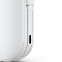 Batterie externe 10000mAh 22.5W à charge rapide avec écran LED et câble Type-C intégré, chargeur portable pour les voyages, le bureau et les trajets quotidiens