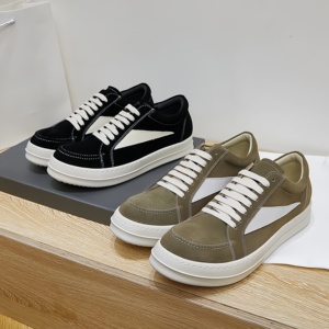 Sneakers Rick de haute qualité à semelle épaisse, style rétro, coupe basse, en cuir véritable, à lacets, augmentant la taille, chaussures décontractées antidérapantes en caoutchouc - Product Image 6