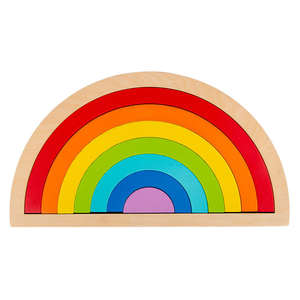 Rainbow Building <b>Blocks</b> For Children s Early Education Jigsaw Puzzles And Educational Toys - Product Image 6