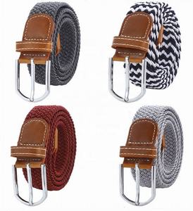 <span class=keywords><strong>Ceinture</strong></span> élastique tissée de 32 mm pour hommes et femmes |   <span class=keywords><strong>Ceinture</strong></span> en cuir à boucle pour jeans décontractés - Product Image 3