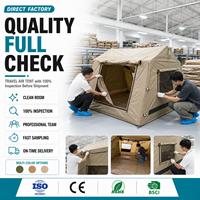 Tente de camping gonflable automatique d'extérieur, pour fête, voyage, imperméable, ignifuge, en tissu Oxford, cabine de couchage, tente pneumatique