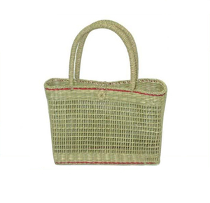 Mùa Hè Tự Nhiên Rơm Túi Thân Thiện Với Môi <span class=keywords><strong>Handmade</strong></span> Dệt Bãi Biển Túi Xách Hình Học Mô Hình Mua Sắm Túi Phụ Nữ Kỳ Nghỉ Tote Túi - Product Image 1