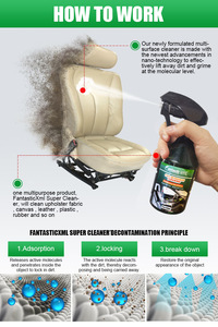 260ml Nettoyages Produits de détail de <span class=keywords><strong>voiture</strong></span> Sièges d'intérieur de <span class=keywords><strong>voiture</strong></span> <span class=keywords><strong>sans</strong></span> <span class=keywords><strong>eau</strong></span> Nettoyant et revitalisant pour cuir - Product Image 4