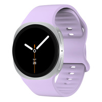 Correas de Repuesto de Goma Ajustables y Transpirables Clásicas Win-Win con Hebilla de Acero para Samsung Galaxy Watch 8 40mm 44mm