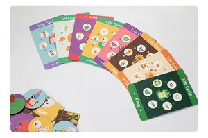 Erken çocukluk eğitici oyuncak s bulmacalar manyetik öğrenme yaşam döngüsü bulmacalar eğitici oyuncak yapboz oyunları - Product Image 3