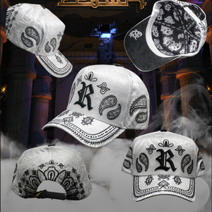 Gorras de béisbol personalizadas de gamuza de 5 paneles con cruz de Anubis, estilo Rebel, calidad G5, originales, El Mago 31 - Product Image 3