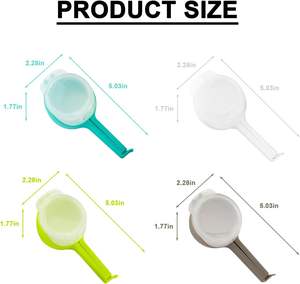 Clip de scellage en plastique écologique pour snacks, idéal pour conserver les aliments frais et les ranger - Product Image 3
