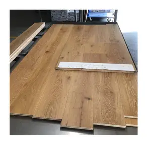 Kayu baru lantai kayu ek parket direkayasa lantai kayu keras papan lebar