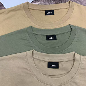 T-shirt de poche pour hommes 100% coton Jersey respirant graphique T-shirt Vintage Streetwear Logo personnalisé chemises - Product Image 6