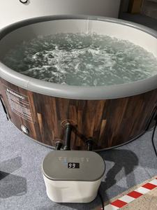 Vente en gros de spas gonflables personnalisés, bain à remous gonflable pour la maison et l'extérieur, <span class=keywords><strong>jacuzzi</strong></span> gonflable avec chauffage et massage pour 2-3 personnes, baignoire spa - Product Image 5