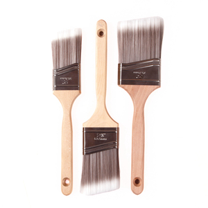 MSN - Juego de Brochas de Pintura para Pared de Alta Calidad con Mango de Madera de 4 Pulgadas, 100% Filamento SRT, Virola de Acero Inoxidable, Naturales, 1 Año de Garantía - Product Image 5