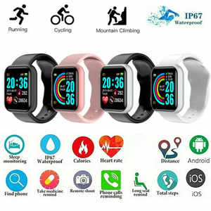 <span class=keywords><strong>D20</strong></span> Y68 <span class=keywords><strong>Smart</strong></span> <span class=keywords><strong>Band</strong></span> Fitness Inteligente Smartwatch Deportes Fitness Ritmo cardíaco Rastreador de sueño Pulsera Reloj inteligente para niños Niñas - Product Image 4