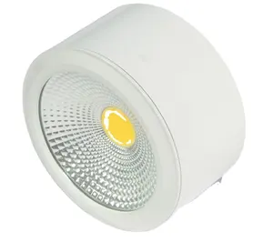 Kaliteli 5w 7w 10w 15w 20w yüzey downlight yuvarlak kare silindir tavan duvara monte led koçan spot ışık