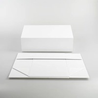Boîtes cadeaux en carton rigide en forme de livre blanc magnétique, personnalisées et imprimées en gros, pour cosmétiques