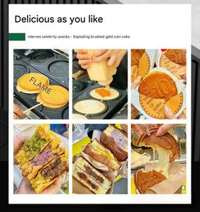 Máquina para Hacer Waffles Automática, Eléctrica e Industrial de Yunqingtech, Cuerpo de Acero Inoxidable, para Estados Unidos, Tailandia y la República - Product Image 6