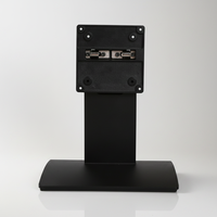 Support de bureau pliable en métal pour écran LCD réglable avec trou VESA